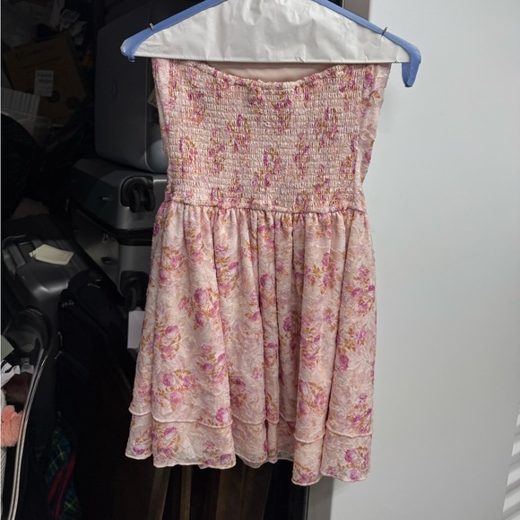 Whitney Mini Dress in Pink Floral- MORE TO COME - Picture 3 of 4